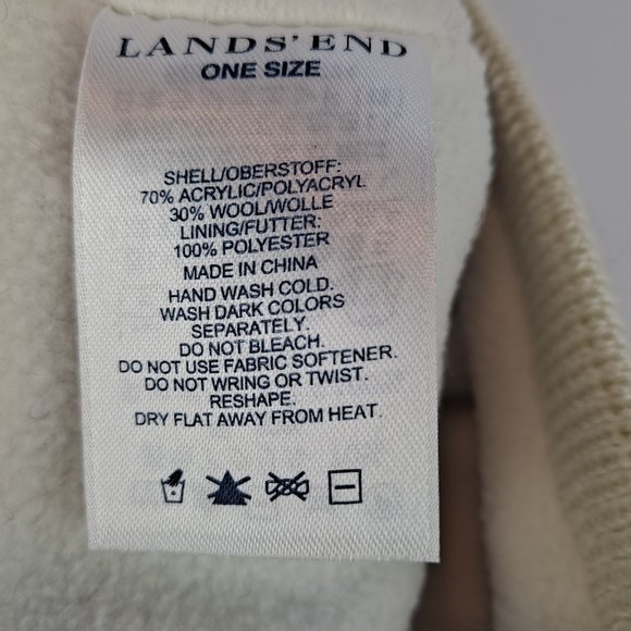 Land's End Winter Snow Ski Hat - Picture 7 of 8